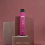 MEME 7000 Puffs 拋棄式電子煙|韓國爆款·油電顯示·Mesh 網芯·一次性電子菸推薦：圖片 3